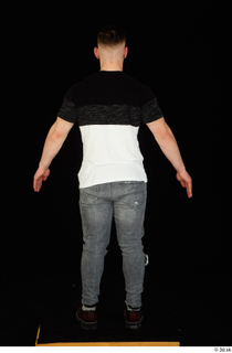  Torin blue jeans brown shoes standing t shirt whole body 0013.jpg